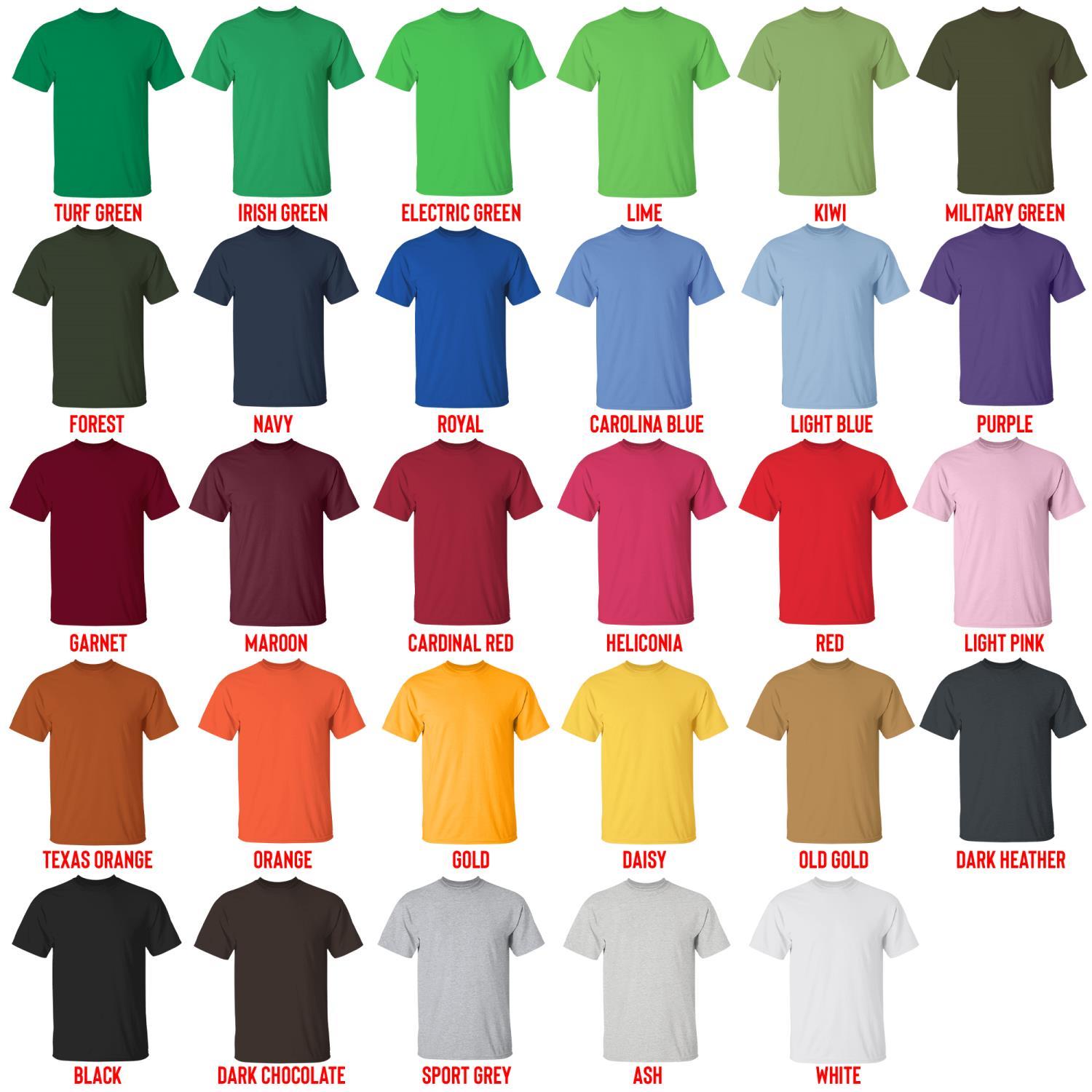t shirt color chart - My Hero Academia EU Store