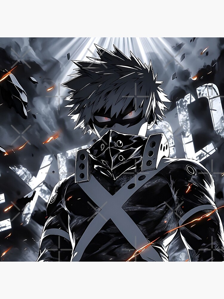Explosive Power Anime Hero Dark Battle Warrior Anime Action Art Throw Pillow - Image 2