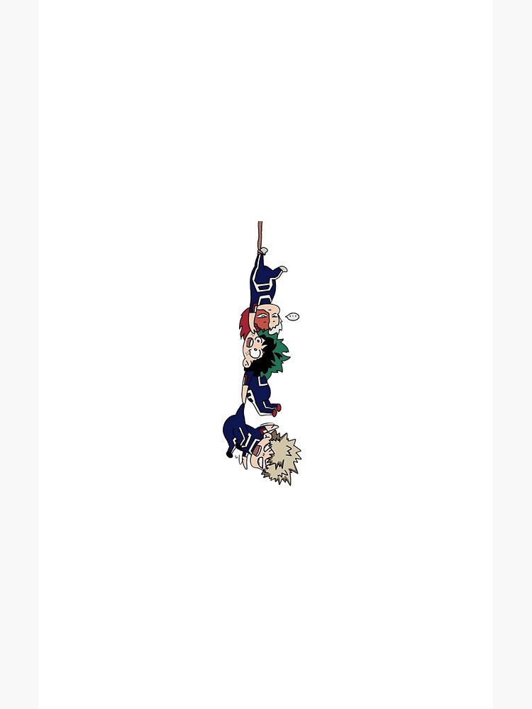 Funny Hanging Chibi Hero Pile Shower Curtain - Image 2