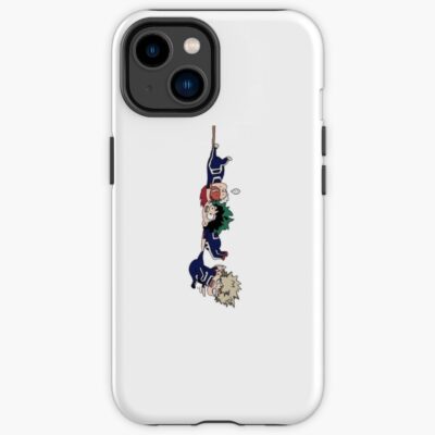 Funny Hanging Chibi Hero Pile Iphone Case