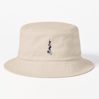 Funny Hanging Chibi Hero Pile Bucket Hat