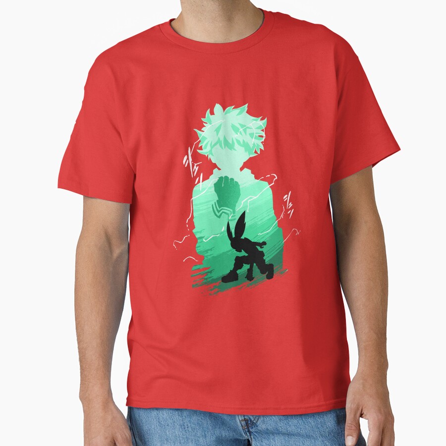 Green Izuku Hero T-shirt - Image 5