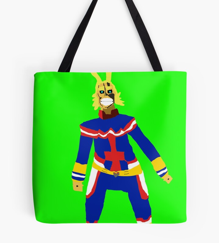 My First All Might Fanart Tote Bag