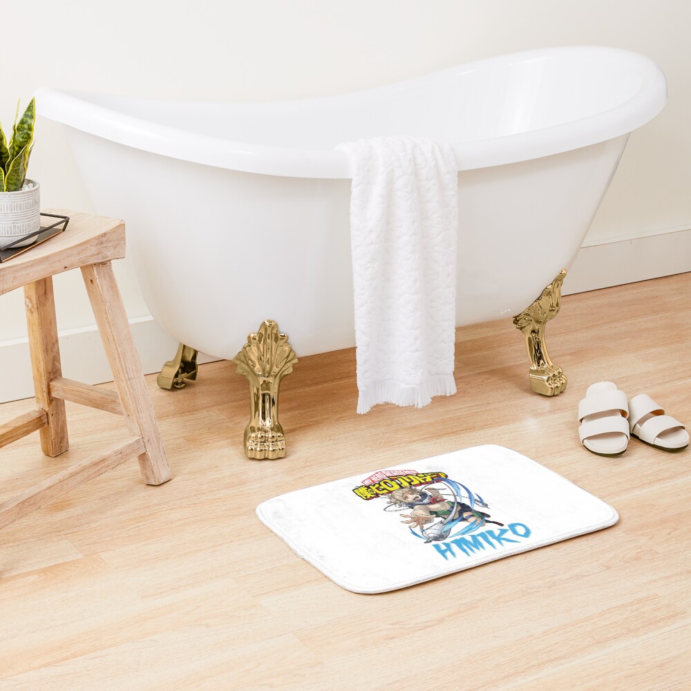 Hero Inspired Dynamic Character Illustration Himiko Bath Mat - Image 2