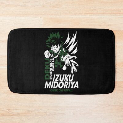 Hero Inspired Dynamic Character Illustration Bath Mat