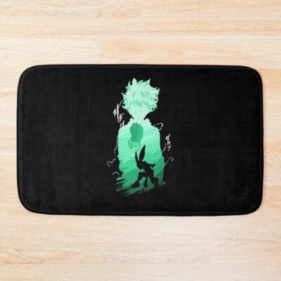 Green Haired Hero Bath Mat