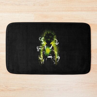 Green Haired Izuku Bath Mat
