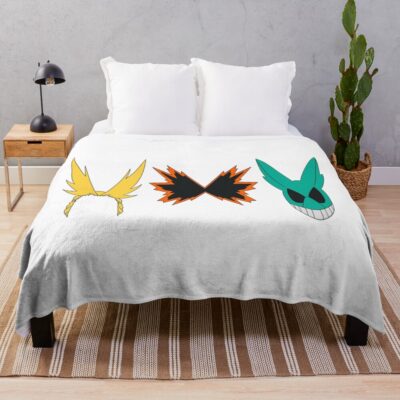 All Might Deku Dynamight Mha Throw Blanket