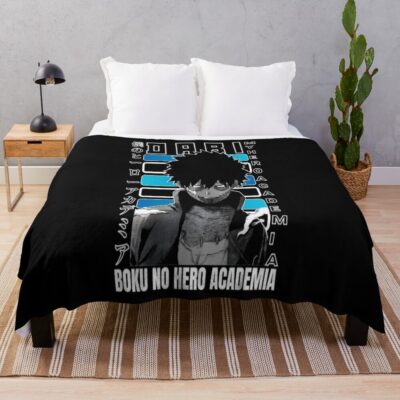 Broken Hero Dabi Throw Blanket