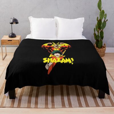 Shazam Sticker Shazam Iphone Case Shazam Poster Throw Blanket