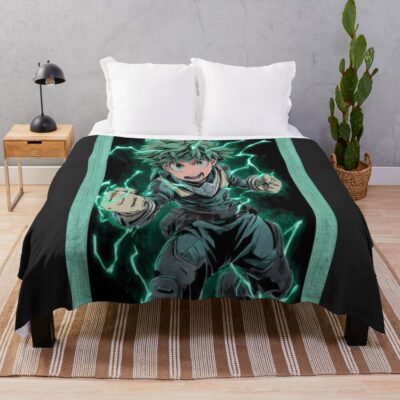 Storm Eyed Hero Throw Blanket