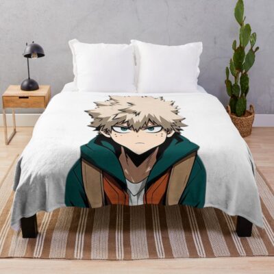 Bakudeku Design Throw Blanket