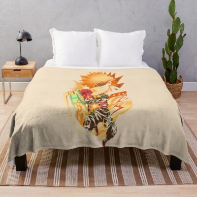 The Explosion Quirk Throw Blanket