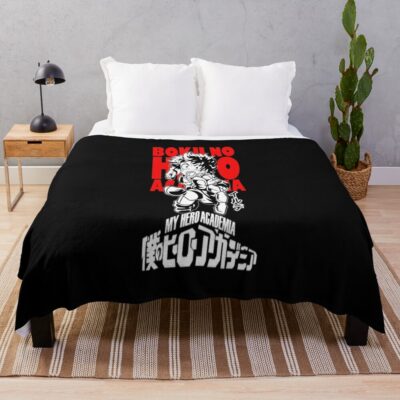 The True Hero Izuku Throw Blanket