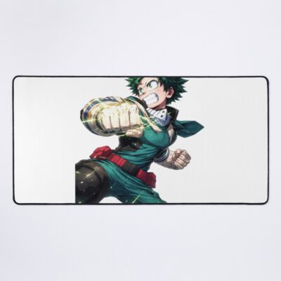 Super Saiyan Goku Blue Aura Powerful Chibi Warrior Mouse Pad