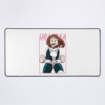 Hero Inspired Dynamic Character Illustration Ochako Mouse Pad