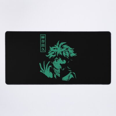 Hero Inspired Dynamic Character Illustration Izuku Mouse Pad