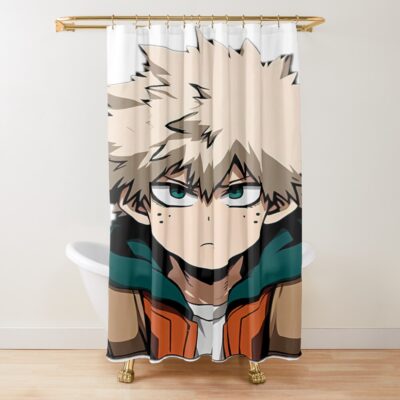 Bakudeku Design Shower Curtain