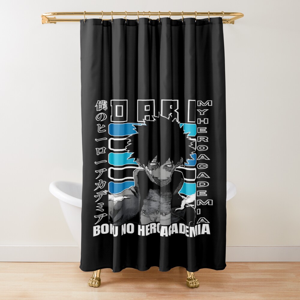 Broken Hero Dabi Shower Curtain