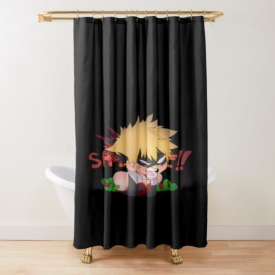 Scribble Shine Shower Curtain