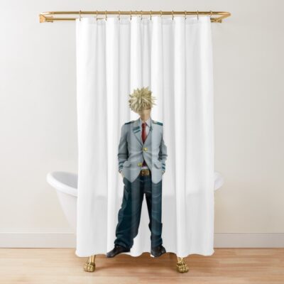 Katsuki Bakugo Shower Curtain