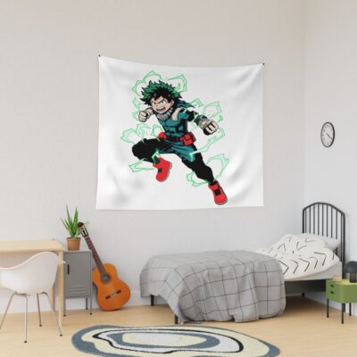 Little Warrior Of The Three Swords Chibi Style Tapestry