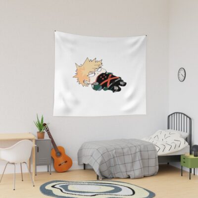 Chibi Explosion Hero Sleeping Dynamight Tapestry