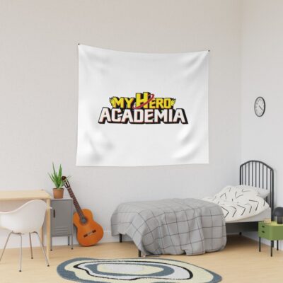 My Hero Academia Logo Clean Design Tapestry