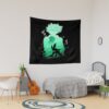 Green Haired Hero Tapestry