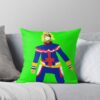 My First All Might Fanart Throw Pillow