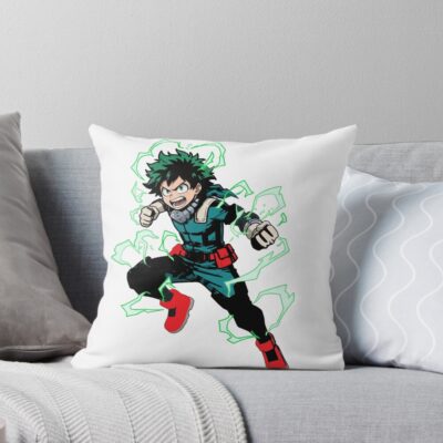 Little Warrior Of The Three Swords Chibi Style Throw Pillow