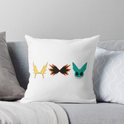 All Might Deku Dynamight Mha Throw Pillow