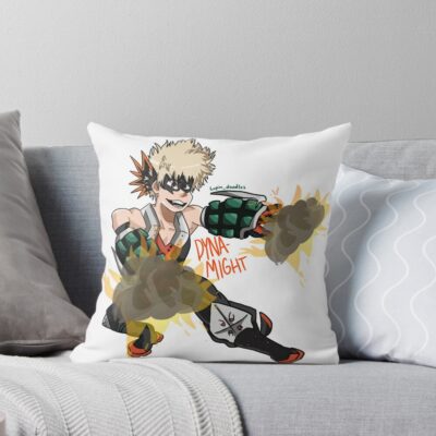 Dynamite Bakugo Throw Pillow