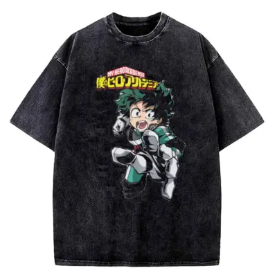 My Hero Academia Aizawa Shouta Erasure Hero Washed T-shirt