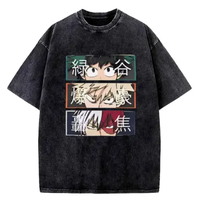 My Hero Academia Aizawa Shouta Sleepy Hero Washed T-shirt