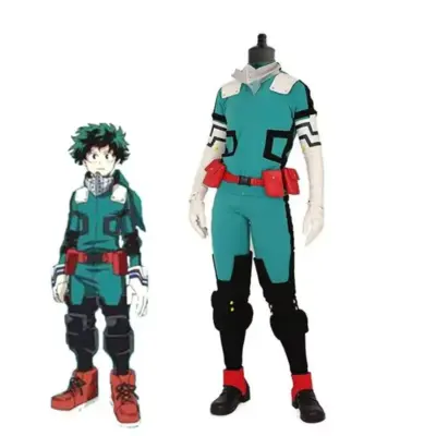 My Hero Academia Izuku Midoriya Deku Battle Cosplay Costume Set