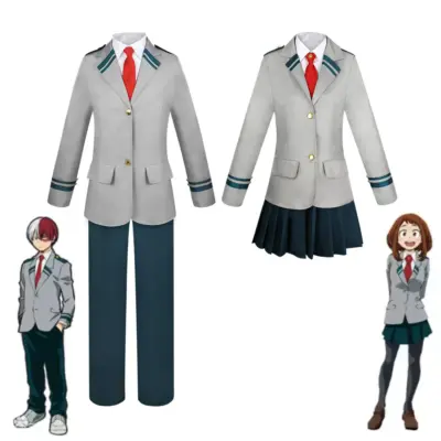 Shoto Todoroki & Ochaco Uraraka My Hero Academia Cosplay Costume Set