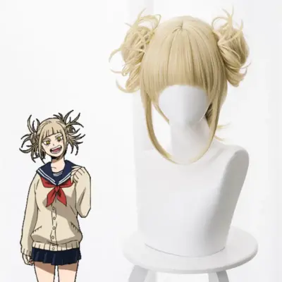My Hero Academia Himiko Toga Crossbody Cosplay Wig