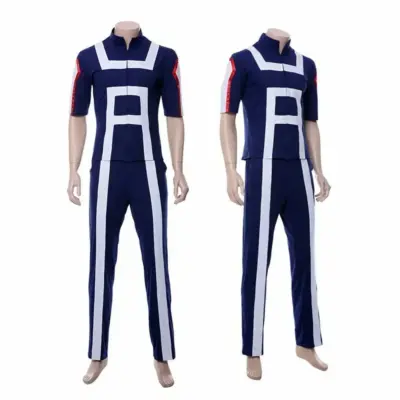 Midoriya Izuku & Todoroki Shouto Cosplay Gym Suit Set